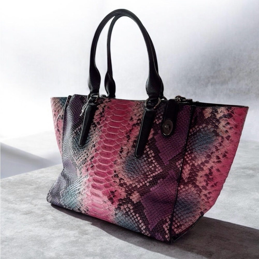 Coach Limited Edition Python Embossed Satchel - image 2